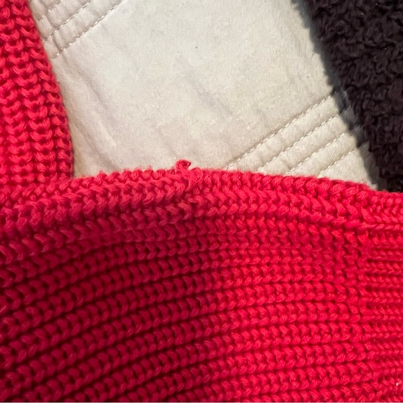 Appleseed's Women’s Red Crewneck Sweater - Picture 5 of 5